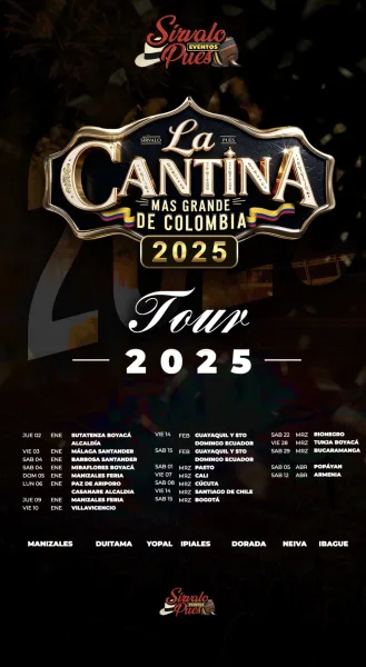 La Cantina Más Grande de Colombia dejó sin aliento la capital promocionando su “Tour 2025”